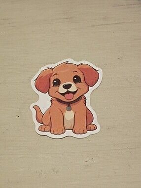 10/$10 Stickers Decal - Golden Retriever Puppy Dog Kawaii Animal Sticker - New